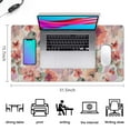 thumbnail image 5 of Pink and Purple Flowers&nbsp;pad Mousewaterproof,rubber+multispandexnon Slip Gaming Mouse PadDesk Pad for Office Home Game 31.5x15.7inches, 5 of 7