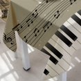 thumbnail image 4 of 1 Tablecloth Piano Music Pattern Table Cloth Rectangular Tea Table Cover Dining Home Decor Table Cloth, 4 of 5