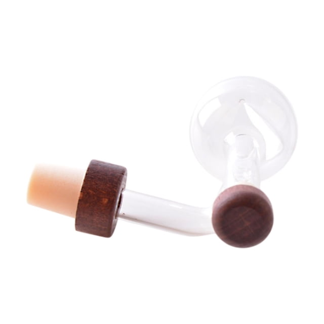 Aireador de vino, vertedor antigoteo, transparente, para botellas, decantador de whisky Fathers Estilo B