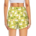 thumbnail image 4 of Xecao's Easter Bunny for a double-layer running short for women, perfect for gym, tennis, and more, featuring a convenient pocket., 4 of 9