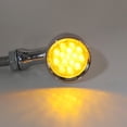 thumbnail image 4 of Turn Signal Lamp 2Pcs Motorcycle Turn Signal Lamp Brake Light Vintage Grille Modification AccessoryWhite, 4 of 8
