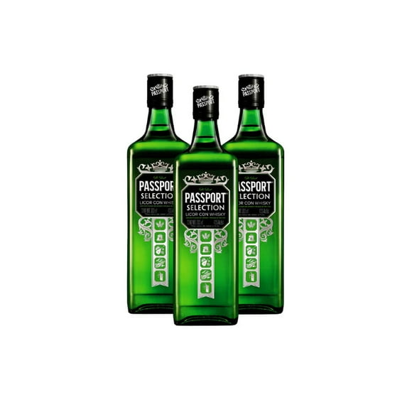 Pack De 3 Whisky Passport Scoth 1Lt