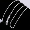 thumbnail image 2 of Grandest Birch 16 Inch - 24 Inch Women Silver Plated Snake Chain Necklace Jewelry Copper, Silver Plated Gold, 2 of 7