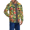 thumbnail image 3 of Zip Up Hoodies for Men - Berries And Citrus Long Sleeve Comfrt Men'S Fashion Hoodies & Sweatshirts, Jackets for Men Hoodies Pullover Clothing Clothes with Pouch, 3 of 5
