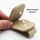 thumbnail image 3 of Soporte para gafas de sol para coche, soporte magnético de cuero para gafas de sol, clip para colgar gafas para visera de coche, clip para tarjeta de billete de adsorción, soporte para gafas U, 3 of 5