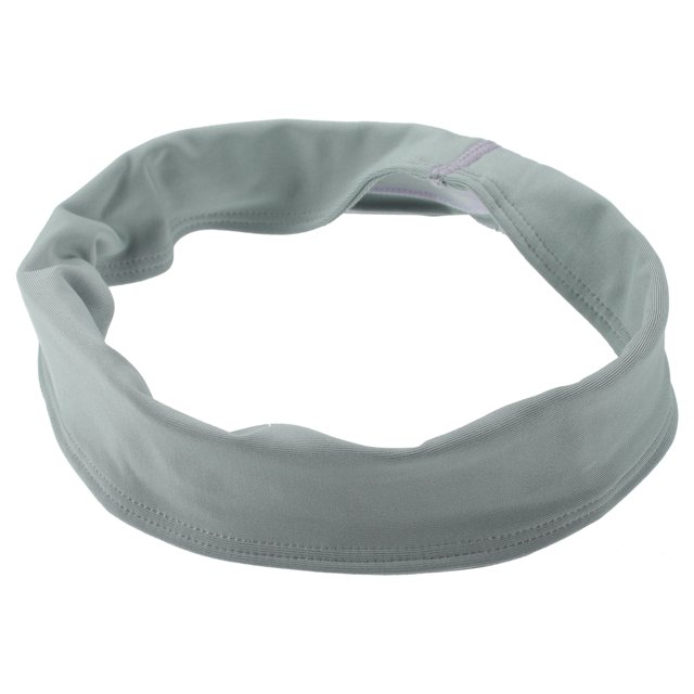1 pieza de diademas deportivas para hombres y mujeres, bandas antideslizantes para el cabello, bandas para la cabeza para el sudor para correr, ejercicio deportivo, gris