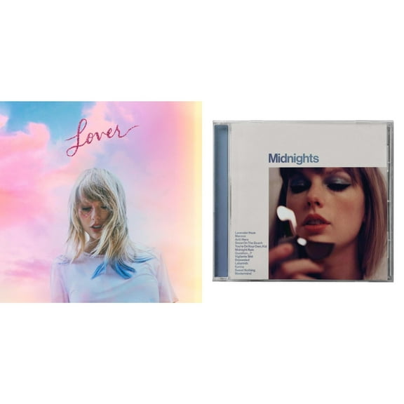 Midnights (X) (Moonstone Blue CD) & Lover (Deluxe) (Version 2)