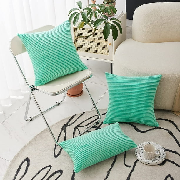 Aqua sofa pillows hotsell