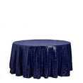 thumbnail image 2 of BalsaCircle 120" Sequin Round Tablecloth Navy Blue, 2 of 8