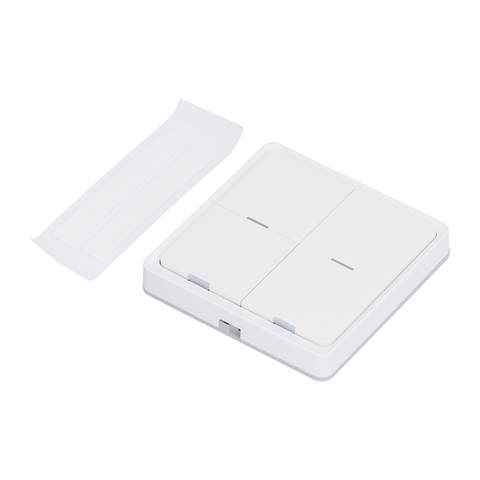 Suodoka 4-Gang Wireless Scene Switch Smart Controller, ZigBee 2.4GHz WiFi, App & Voice Control for Home Automation, White