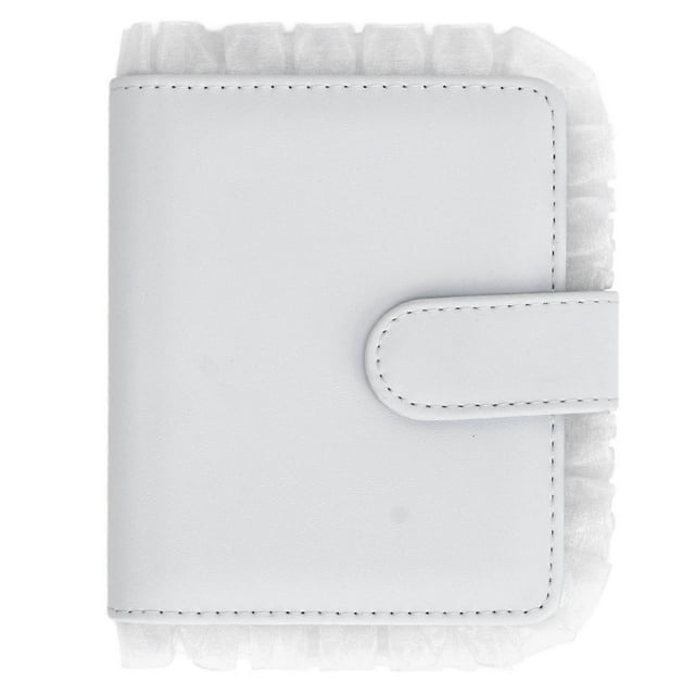 Mini album photo universel 64 pochettes pour appareil photo instantané Polaroid Mini12, 11, 9, 8, 7,6 cm, porte-cartes, blanc