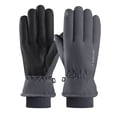 thumbnail image 6 of ManxiVoo Heavy Duty Winter Gloves Thermal Windproof Protection for Cold Weather Commuting Motorcycle Riding and Outdoor Snow Sports Dark Gray, 6 of 6