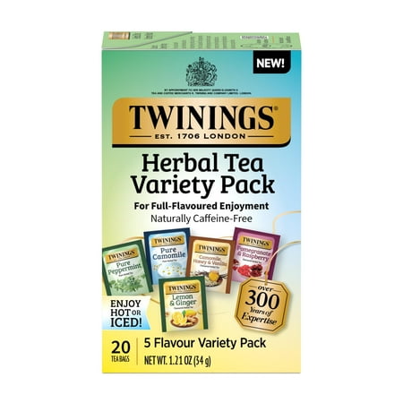 UPC 070177187606 product image for Twinings Herbal Tea Variety Pack 20 Ct | upcitemdb.com