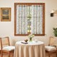 thumbnail image 5 of Cortinas para Ventana Jinchan Floral 45x115 cm Lino 2 Paneles Gris, 5 of 9