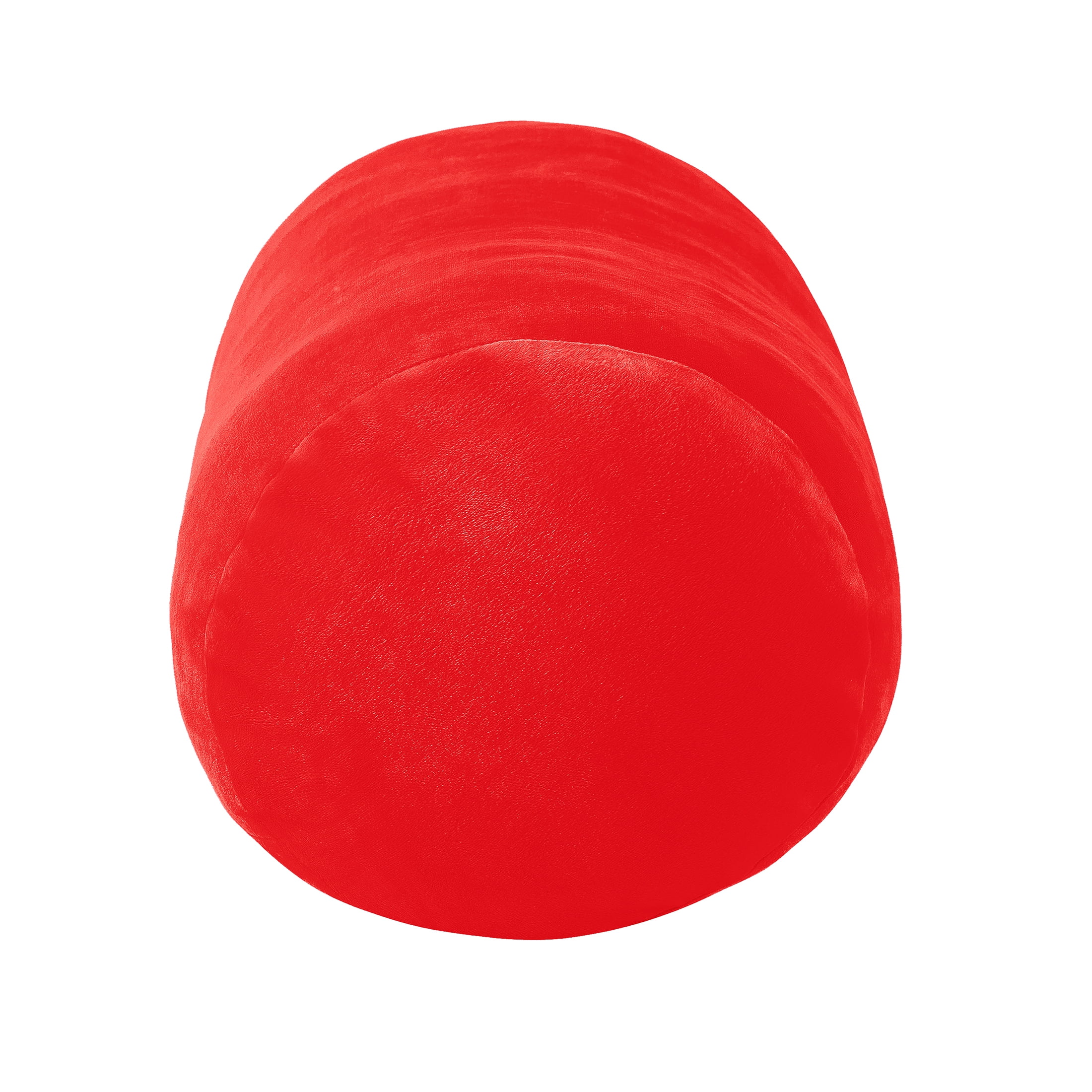 Mainstays 20" x 9" Red Squishy Extra Soft Bolster Decorative Pillow, 1-Pack, for All Ages