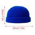 thumbnail image 3 of Bonnet Délicat Confortable Style Simple Couvre-Chef Ornement Accessoire de Vêtements Couleur Unie pour Décoration de Robe Bleu, 3 of 6