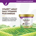 thumbnail image 3 of Suplemento VitaPet Vitaminas Diarias más Omegas para Gatos Adultos 60 Masticables Suaves NaturVet NVS-77757710T, 3 of 9