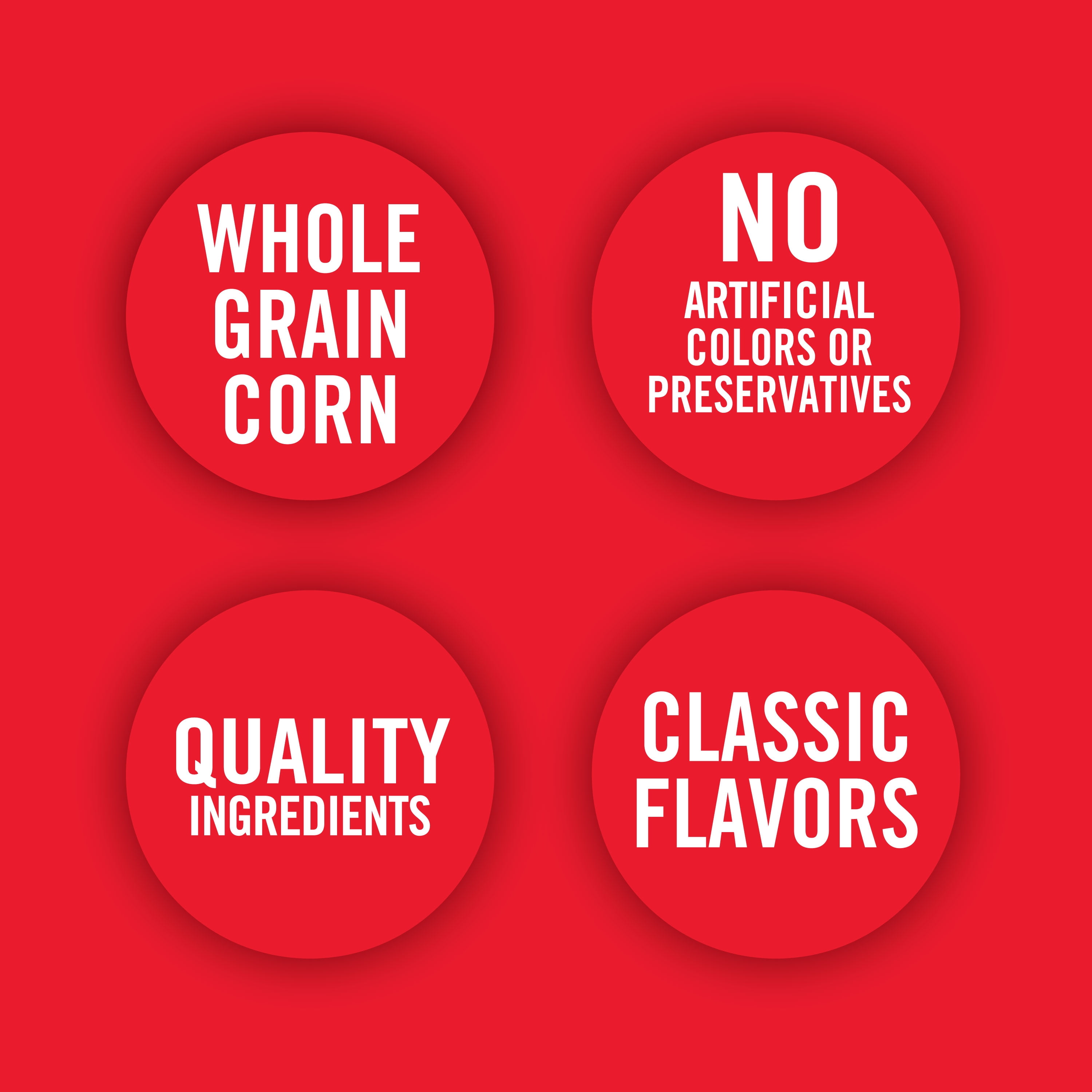 (4 pack) Popcorn Indiana Original Crispy Crunch Real Butter Movie Theater Pop Corn Value Size, 5.5 oz