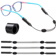 thumbnail image 1 of Adjustable Eyeglass Strap - No Tail Sunclass Strap - Eyewear String Holder - 13in, 1 of 3