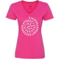 thumbnail image 3 of Inktastic Pi Day Pi Numerals in Spiral Women's V-Neck T-Shirt, 3 of 5