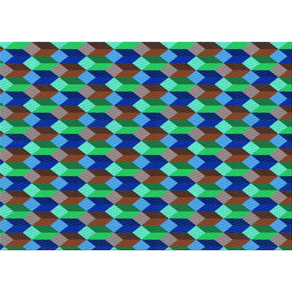 Ahgly Company Indoor Rectangle Patterned Purple Haze Purple Area Rugs, 3' x 5'