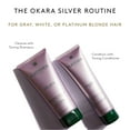 thumbnail image 7 of Rene Furterer OKARA SILVER Toning Shampoo, Purple Shampoo for Blonde, White, Grey, Silver, Pastel Hair, 20.2 fl oz, 7 of 7