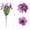 B-1B-clearacne, variant on WWG Violet Simulation Flower Artificial Plants Stems for Wall Home Decoration Realistic Silk Bloom Ornament Vase Arrangement