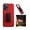 Red, variant on For BLU View Speed Ultra 5G Case, Black Shockproof 360-Degree Rotating Belt Clip Kickstand Case Cover
