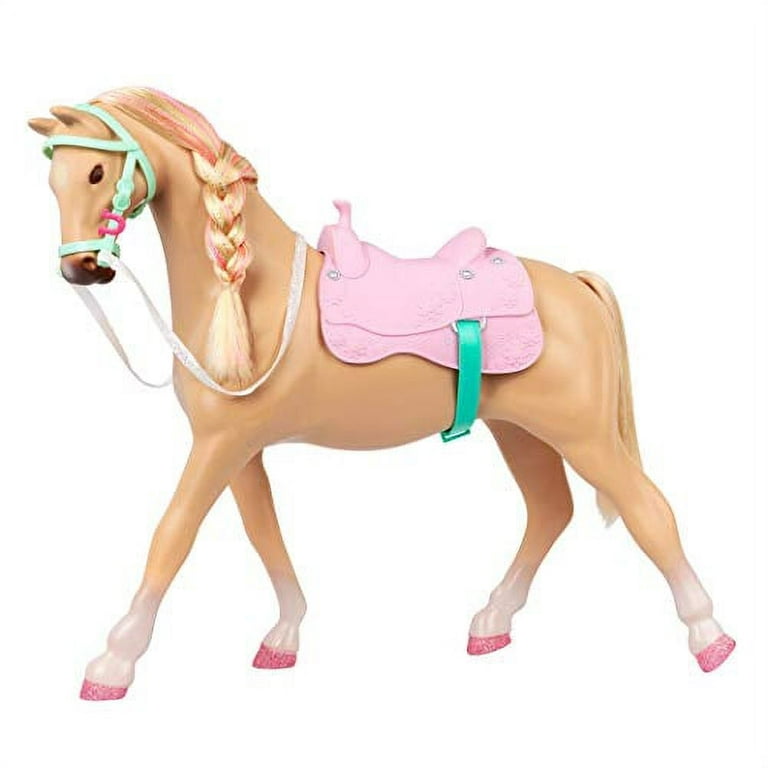 Glitter Girls Dolls by Battat – 14-inch Poseable Equestrian Doll with Horse  – Jaime & Jumper – Brown Hair & Blue Eyes