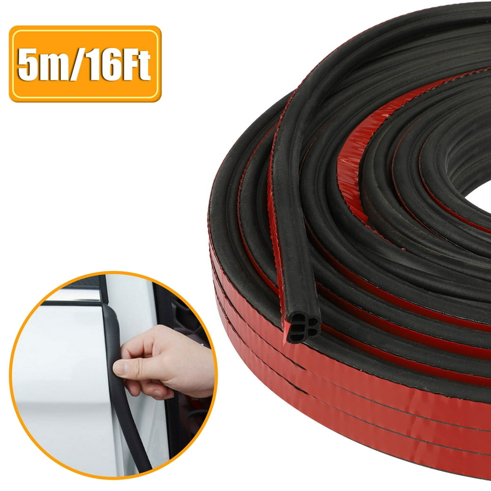 16Ft Automotive Door Sealing Strip, TSV Double Layer Car Window Weather