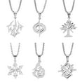 thumbnail image 2 of Honkai Star Rail Necklace Attribute Wind Thunder Fire Ice Cos Props Game Anime Peripherals Collection Steel Necklace Gift Toy, 2 of 7