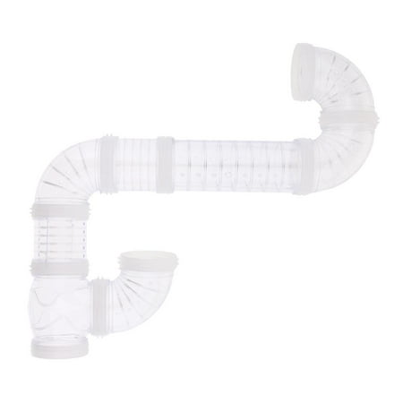 Pet Hamster Tunnel Small Animals line Fittings DIY Connected white