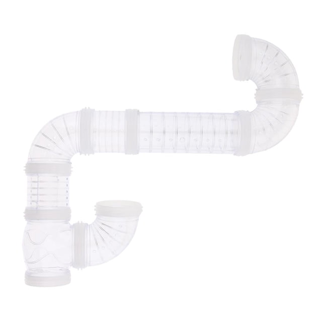 de Hámster Tubería Tubo DIY Accesorios Colocar Jaula Casa de Mascota Conveniente Cómodo - blanco, tal se describe Sunnimix Túnel de hámster para mascotas externo