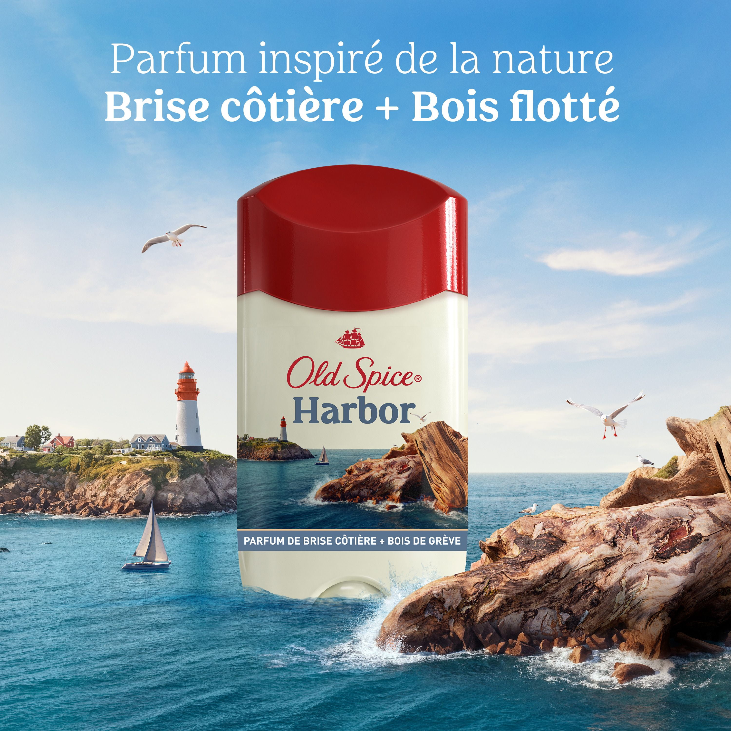 Désodorisant et antisudorifique invisible pour hommes Old Spice, Harbor