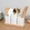 White B, variant on Latrodar Household O-ak Base Cutlery Storage Box, Kitchen Draining Chopsticks Spoon Box, Split Storage Compartment White Durable 4x5.8 Inch