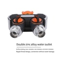 thumbnail image 3 of Billuyoard Divisor de manguera de jardín de distribución de agua uniforme para grifo y conector de riego de grifo distribuidor de agua válvula Type3 NO3, 3 of 6