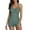 Z11-Green, variant on Women's Halter Bathing Suits One Piece Swimsuit for Women Tummy Control Loose Fit Plus Size Boy-Leg Ruched Push up Swimwear 2026