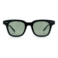 thumbnail image 3 of Mens Hipster Vintage Classic Horn Rim Hustler Plastic Sunglasses Black - Green, 3 of 8