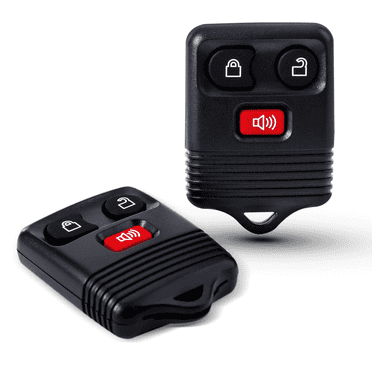 Set of 2 Keyless Key Fob Remote Replacement for 1998-2019 Ford F150 F250 Focus Explorer, Lincoln, Mercury, Mazda, Grand Marquis Escort(3 Button)