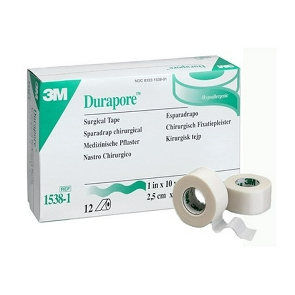 3M Durapore Surgical Tape, 1 Inch x 10 YardsBox of 12