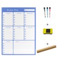 thumbnail image 1 of Bangcool Ensemble de Calendrier Tableau Blanc Magnétique 11 x 16 Po Calendrier de Réfrigérateur Planificateur Effaçable à Sec, 1 of 10