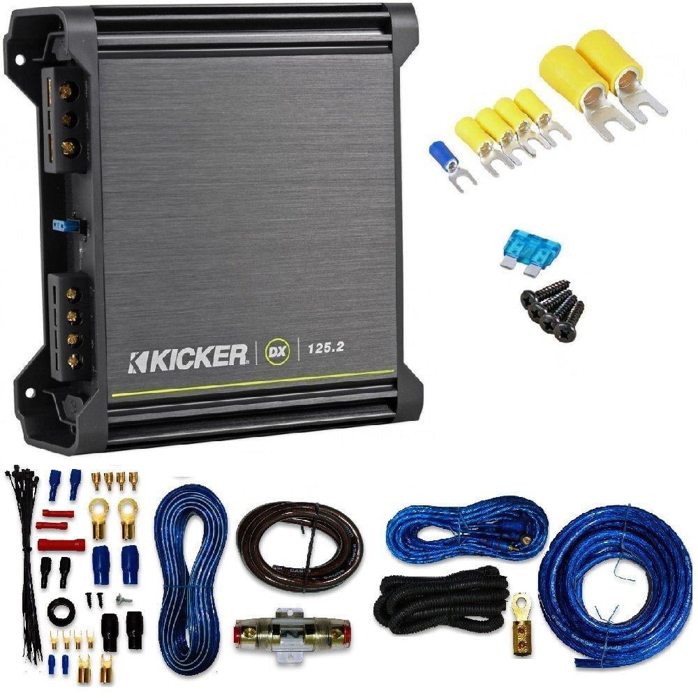 kicker 4 gauge amp kit
