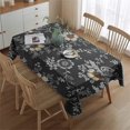 thumbnail image 2 of Boho Bohemia Flower Rectangle Tablecloth 60"x84",Waterproof Polyester Rectangle Table Cloth, Wipeable Spillproof Polyester Tablecloth for Dining, Camping, Indoor and Outdoor, 2 of 5