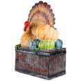 thumbnail image 4 of Northlight Turkey and Pumpkins 'Happy Thanksgiving' Decoration - 20.25", 4 of 8