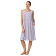 thumbnail image 4 of Aria Women's Sleeveless 100% Cotton 40" Nightgown, Sizes XS-5X, 4 of 8