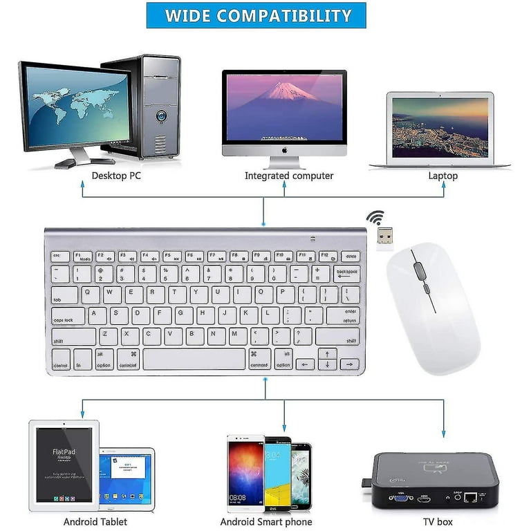 Apple iMac ＋ keyboard / mouse Amazon.com: Wireless Keyboard and Mouse Combo, Full-Sized Wireless
