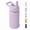 Purple, variant on Daluvenix 12 oz Kids Water Bottle, Toddler Water Bottle 2-in-1 Straw and Chug, Stainless Steel Insulated Bottle for Kids, BPA-Free, Leak-Proof, Pink