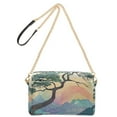 thumbnail image 2 of FORMRS Women Crossbody Purse with Chain Strap Vegan Leather Shoulder Handbag, Pine Tree Rainbow, 2 of 7
