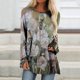 thumbnail image 1 of Ichuanyi liquidación mujer camisas casuales de manga larga estampado de cuello redondo tops sueltos ICHUANYI WER202308210662, 1 of 5