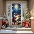 thumbnail image 4 of Nativity Scene Christmas Door Cover, Hanging Backdrop Front Door Porch Door Cover Banner, 35 x 71 inch, 4 of 6